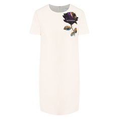 Платье из смеси шерсти и шелка Valentino