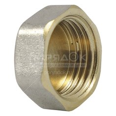 Заглушка 3/4", Г, латунь, индивидуальная упаковка, MasterProf, ИС.072284