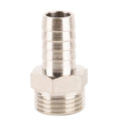 Штуцер d16х1/2", Ш, латунь, индивидуальная упаковка, MasterProf, ИС.070652