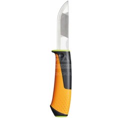 Нож для тяжелых работ, с точилкой, Fiskars, 1023619