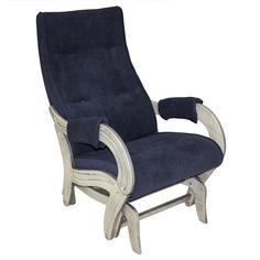 Кресло-качалка глайдер Модель 708, Дуб шампань с патиной, ткань Verona Denim Blue Leset