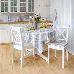 Скатерть Нордтекс &quot;Verossa&quot; Птички серые, 144х200см