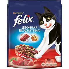 Сухой корм для кошек Felix Двойная вкуснятина с мясом, 300гр
