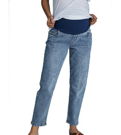 Голубые эластичные джинсы в винтажном стиле Cotton:On Maternity-Голубой