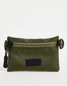 Нейлоновая сумка-кошелек через плечо цвета хаки Consigned-Зеленый цвет