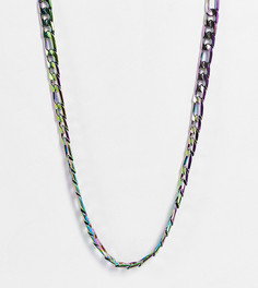 Радужная цепочка с плетением фигаро Faded Future-Разноцветный