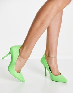 Туфли-лодочки ярко-зеленого цвета ALDO Jess-Зеленый цвет