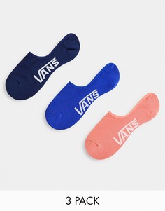 Невидимые носки разных цветов Vans Classic-Разноцветный