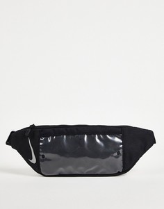 Черная поясная сумка с сенсорным отделением Nike Running-Черный