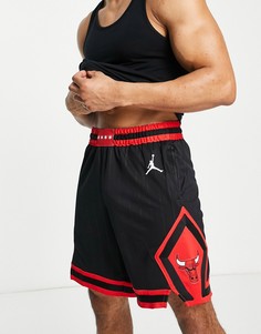 Черные шорты Nike Basketball NBA Chicago Bulls Swingman-Черный