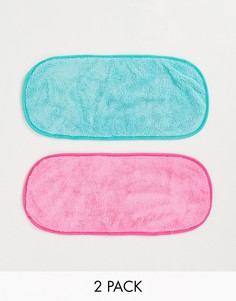 Набор из 2 тканевых салфеток для снятия макияжа Zoe Ayla-Разноцветный