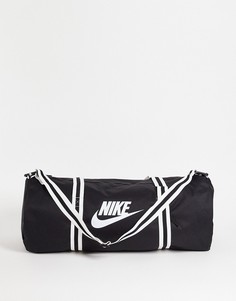 Черная спортивная сумка Nike Heritage-Черный