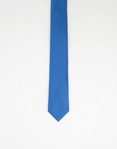 Атласный галстук бирюзового цвета Gianni Feraud-Голубой