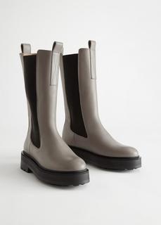 Высокие кожаные ботинки челси & Other Stories