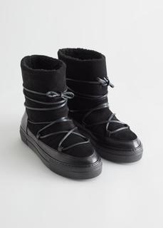 Зимние ботинки на шнуровке & Other Stories