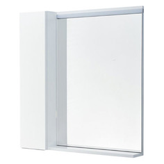 Шкаф AQUATON Рене 80, с зеркалом, подвесной, 801х851х136 мм, белый/грецкий орех [1a222502nrc80]