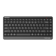 Клавиатура A4TECH Fstyler FBK11, USB, Bluetooth/Радиоканал, черный серый [fbk11 grey]