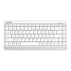 Клавиатура A4TECH Fstyler FBK11, USB, Bluetooth/Радиоканал, белый серый [fbk11 white]