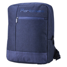 Рюкзак PortCase KBP-132BU, 38 х 44 х 6 см, 0.4кг, синий