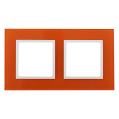 Рамка Эра Elegance 14-5102-22 2x стекло оранжевый (упак.:1шт) ERA