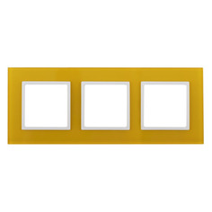 Рамка Эра Elegance 14-5103-21 3x стекло желтый (упак.:1шт) ERA