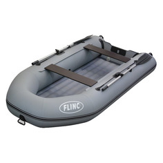Лодка моторно-гребная FLINC FT320A, надувная, серый