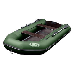 Лодка моторно-гребная FLINC FT360K, надувная, оливковый