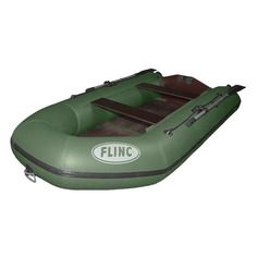 Лодка моторно-гребная FLINC FT290L, надувная, оливковый