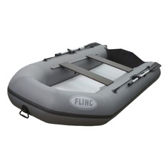 Лодка моторно-гребная FLINC FT320LA, надувная, серый