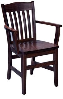 Стул с подлокотниками гессер (r-home) коричневый 41x88x60 см.