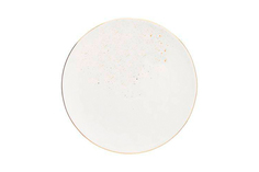 тарелка обеденная bronco gold (garda decor) белый 2 см.