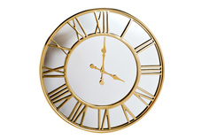 Часы настенные зеркальные (garda decor) золотой