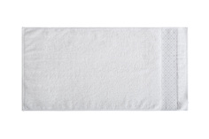 Полотенце симпатия махровое крем 70*140 (garda decor) белый 70x140 см.