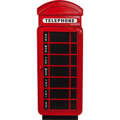 Доска магнитная london telephone (kare) красный 37x99x3 см.