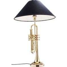 Лампа настольная trumpet (kare) черный 50x77x50 см.