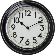 Часы настенные cafeteria (kare) черный 31x31x5 см.