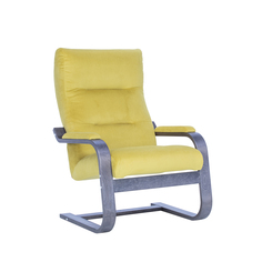 Кресло оскар (leset) желтый 68x100x80 см. Milli