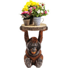 Столик приставной orang utan (kare) коричневый 35x52x33 см.