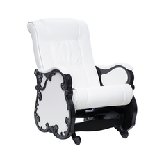 Кресло-глайдер версаль (комфорт) белый 71x112x110 см. Milli