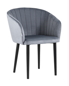 Стул с подлокотниками нейтон (stoolgroup) серый 60x79x61 см.