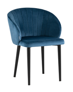 Стул с подлокотниками шон (stoolgroup) синий 49x81x52 см.