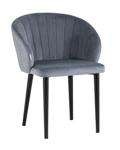 Стул с подлокотниками шон (stoolgroup) серый 49x81x52 см.