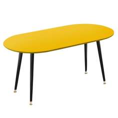Журнальный столик soap (woodi) желтый 120x59x60 см.