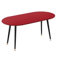 Журнальный столик soap (woodi) красный 120x59x60 см.