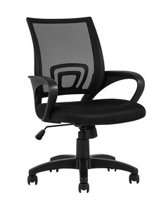 Кресло офисное topchairs simple (stoolgroup) черный 56x95x55 см.