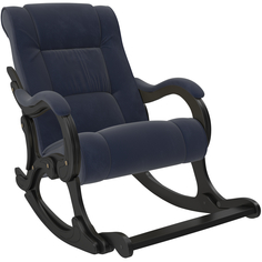 Кресло-качалка verona 77 (комфорт) синий 67x135x98 см. Milli