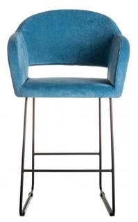 Кресло бар oscar (r-home) голубой 60x108.0x59 см.