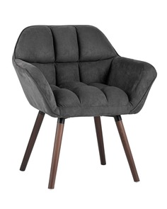 Кресло брайан (stoolgroup) серый 71x81x56 см.