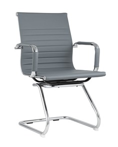 Кресло для посетителей topchairs visit (stoolgroup) серый 55x92x63 см.
