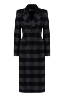 Серо-черное пальто Balenciaga
